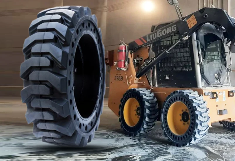 Web Type Skid Steer Solid Tires